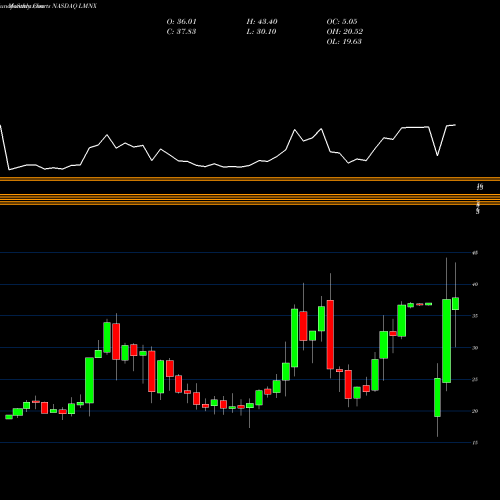 Monthly charts share LMNX Luminex Corporation NASDAQ Stock exchange 
