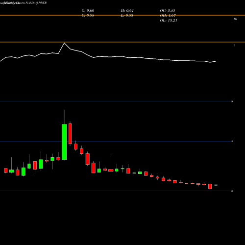 Monthly charts share PRKR ParkerVision, Inc. NASDAQ Stock exchange