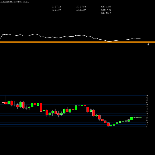 Monthly charts share SILK Silk Road Medical Inc NASDAQ Stock exchange 