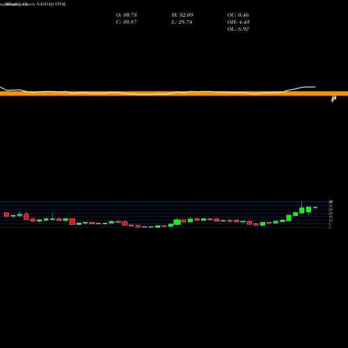 Monthly charts share STOK Stoke Therapeutics Inc NASDAQ Stock exchange 