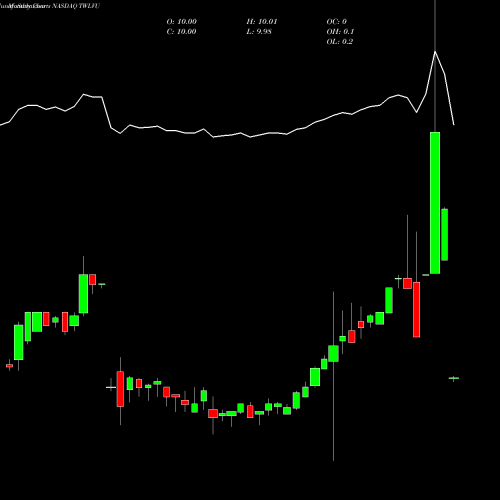 Monthly charts share TWLVU Twelve Seas Investment Company NASDAQ Stock exchange 