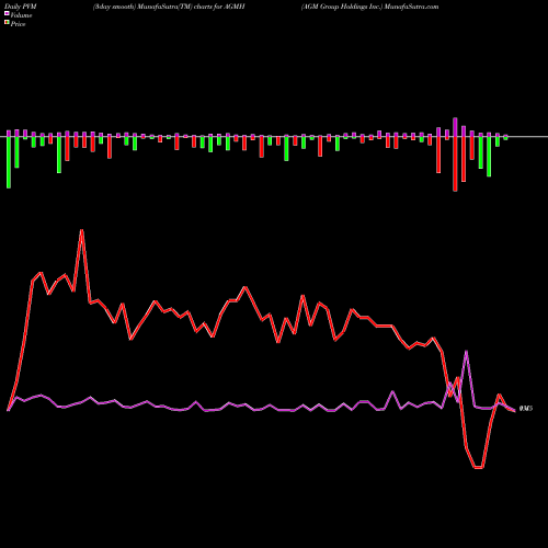 PVM Price Volume Measure charts AGM Group Holdings Inc. AGMH share NASDAQ Stock Exchange 