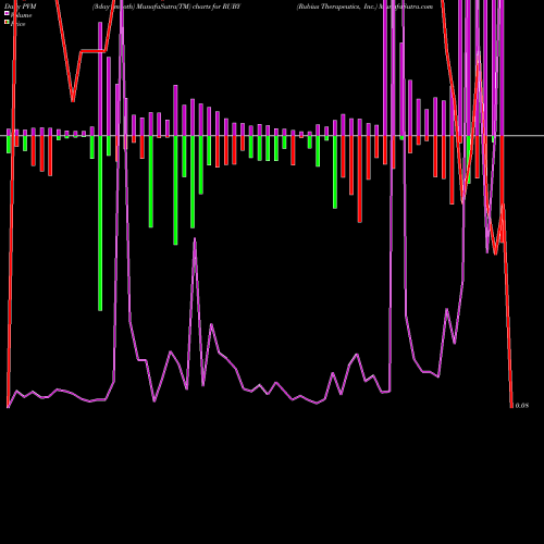 PVM Price Volume Measure charts Rubius Therapeutics, Inc. RUBY share NASDAQ Stock Exchange 
