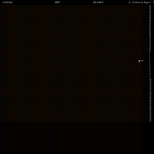 Free Point and Figure charts Big Rock Partners Acquisition Corp. BRPAR share NASDAQ Stock Exchange 
