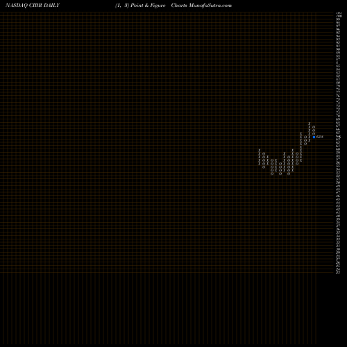 Free Point and Figure charts First Trust NASDAQ Cybersecurity ETF CIBR share NASDAQ Stock Exchange 