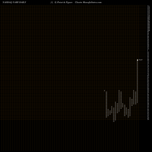 Free Point and Figure charts Inari Medical Inc NARI share NASDAQ Stock Exchange 