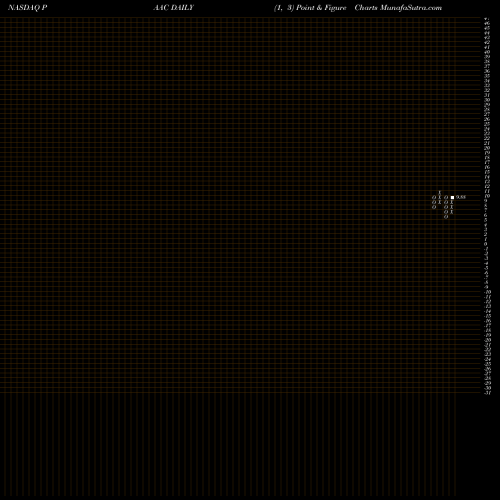 Free Point and Figure charts Pacific Spec Acq Ord PAAC share NASDAQ Stock Exchange 