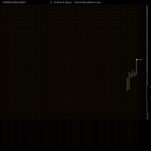 Free Point and Figure charts Silk Road Medical Inc SILK share NASDAQ Stock Exchange 