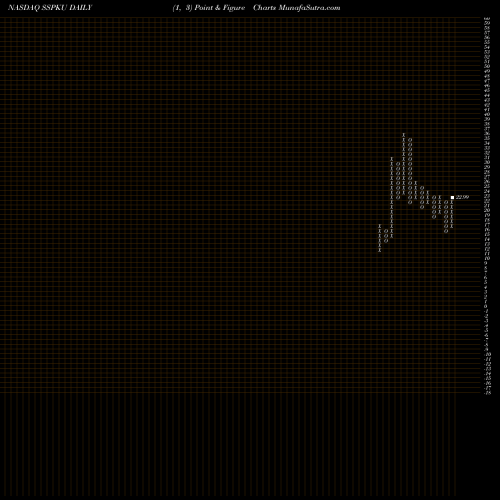 Free Point and Figure charts Silver Spike Acquisition Corp Units SSPKU share NASDAQ Stock Exchange 