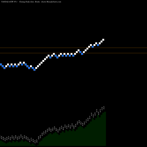 Free Renko charts ACI Worldwide, Inc. ACIW share NASDAQ Stock Exchange 