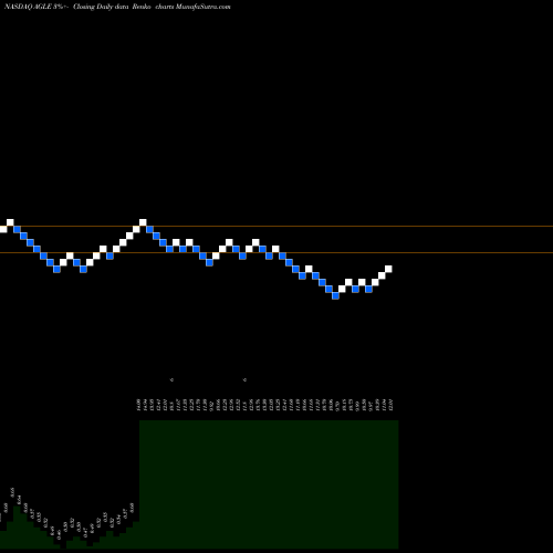 Free Renko charts Aeglea BioTherapeutics, Inc. AGLE share NASDAQ Stock Exchange 