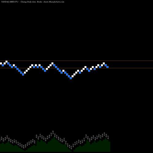 Free Renko charts Ambarella, Inc. AMBA share NASDAQ Stock Exchange 