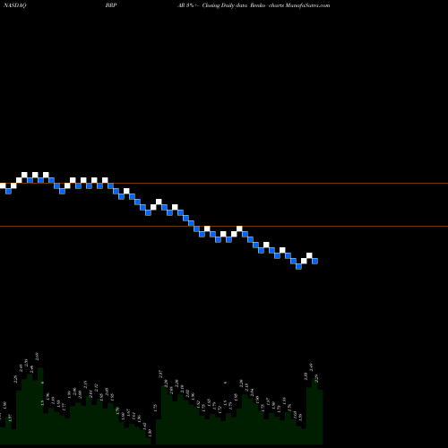 Free Renko charts Big Rock Partners Acquisition Corp. BRPAR share NASDAQ Stock Exchange 