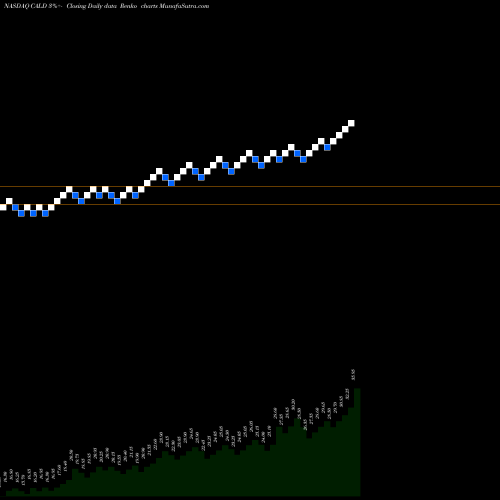Free Renko charts Callidus Software, Inc. CALD share NASDAQ Stock Exchange 