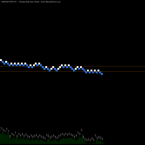 Free Renko charts CLPS Incorporation CLPS share NASDAQ Stock Exchange 