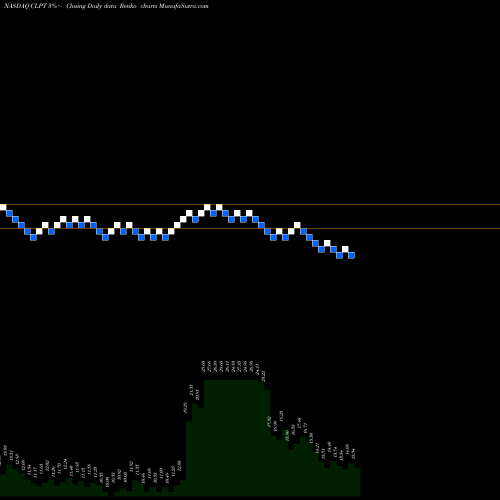 Free Renko charts Clearpoint Neuro Inc CLPT share NASDAQ Stock Exchange 