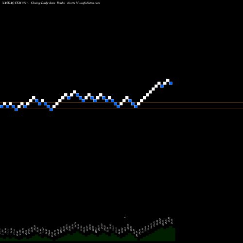 Free Renko charts First Trust Emerging Markets AlphaDEX Fund FEM share NASDAQ Stock Exchange 