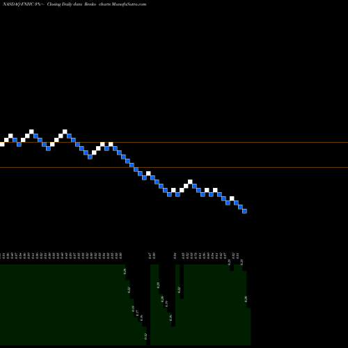 Free Renko charts FedNat Holding Company FNHC share NASDAQ Stock Exchange 