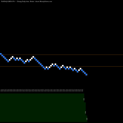 Free Renko charts Gamida Cell Ltd. GMDA share NASDAQ Stock Exchange 