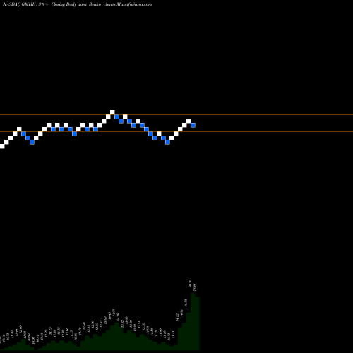Free Renko charts Gores Metropoulos, Inc. GMHIU share NASDAQ Stock Exchange 