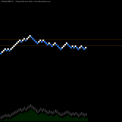 Free Renko charts Defiance Nasdaq Junior Biotechnology ETF IBBJ share NASDAQ Stock Exchange 