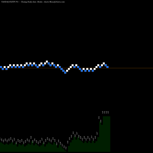 Free Renko charts International General Insurance Hldg Inc IGICW share NASDAQ Stock Exchange 