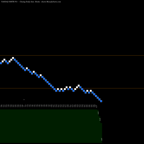 Free Renko charts 9 Meters Biopharma Inc NMTR share NASDAQ Stock Exchange 
