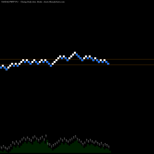 Free Renko charts Pmv Pharmaceuticals Inc PMVP share NASDAQ Stock Exchange 