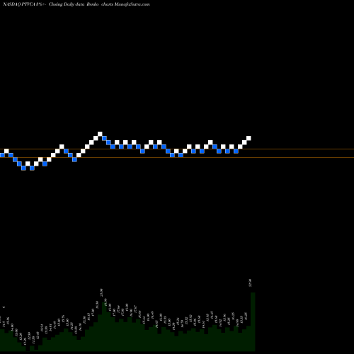 Free Renko charts Protective Insurance Corporation PTVCA share NASDAQ Stock Exchange 
