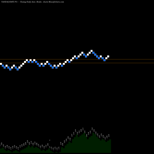 Free Renko charts Rave Restaurant Group, Inc. RAVE share NASDAQ Stock Exchange 