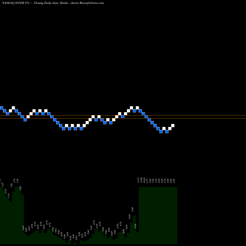 Free Renko charts Sonim Technologies Inc SONM share NASDAQ Stock Exchange 