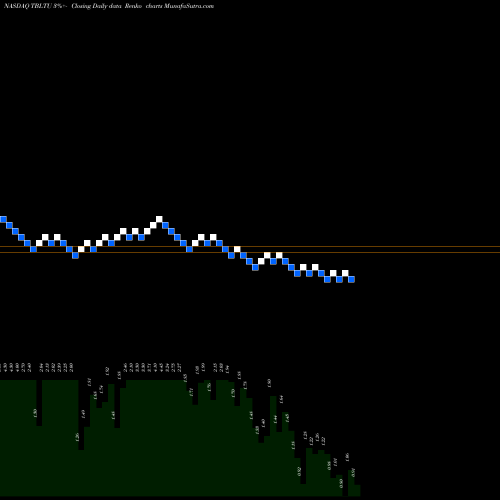 Free Renko charts ToughBuilt Industries, Inc. TBLTU share NASDAQ Stock Exchange 