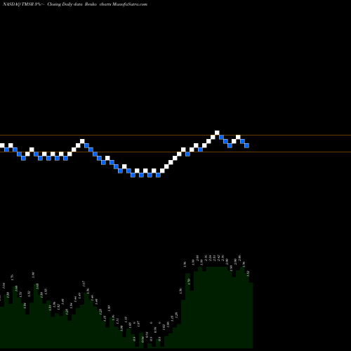 Free Renko charts TMSR Holding Company Limited TMSR share NASDAQ Stock Exchange 