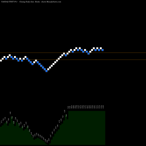 Free Renko charts Shineco, Inc. TYHT share NASDAQ Stock Exchange 
