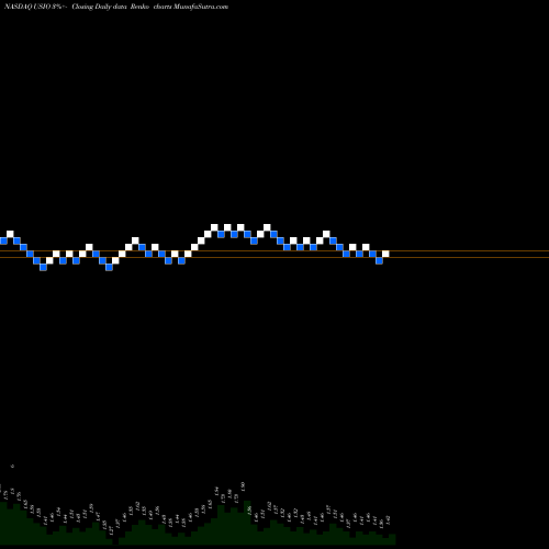 Free Renko charts Usio Inc USIO share NASDAQ Stock Exchange 