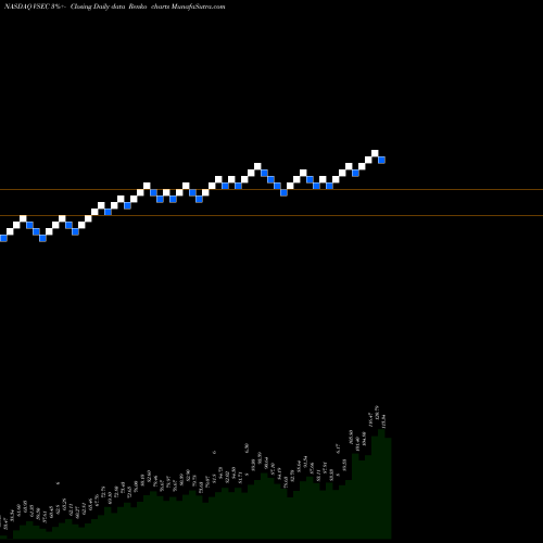 Free Renko charts VSE Corporation VSEC share NASDAQ Stock Exchange 