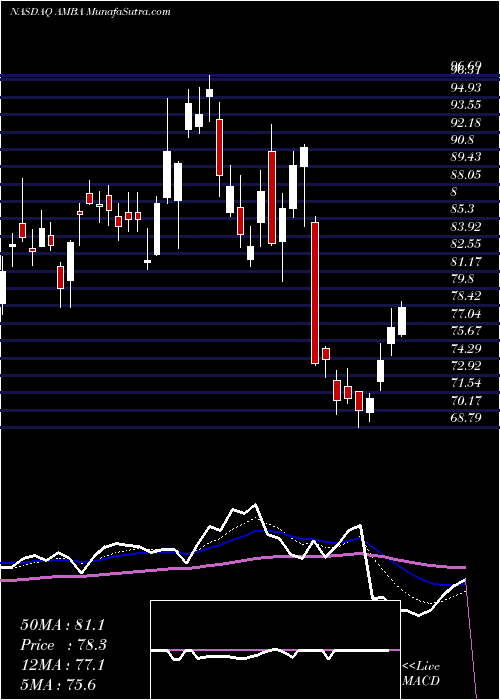  Daily chart AmbarellaInc