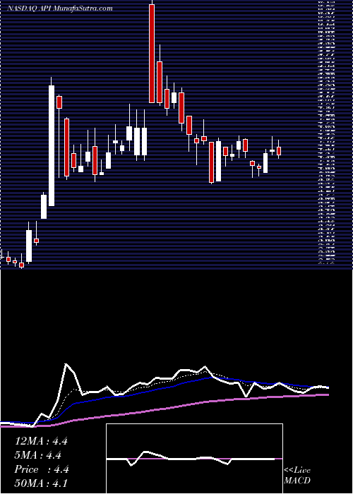  Daily chart AgoraInc