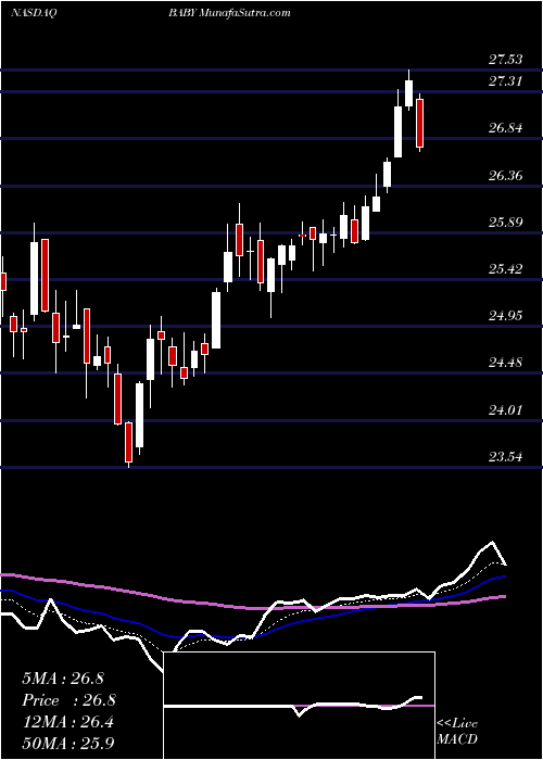  Daily chart Natus Medical Incorporated