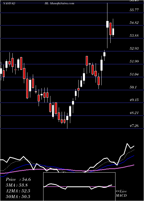  Daily chart BlacklineInc