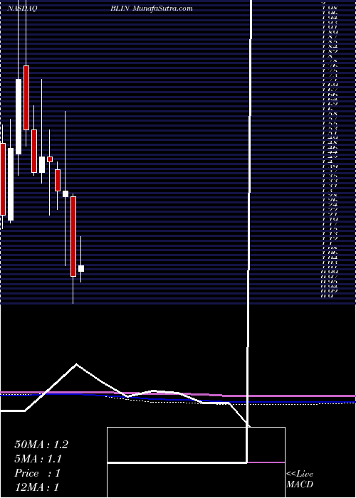  monthly chart BridgelineDigital