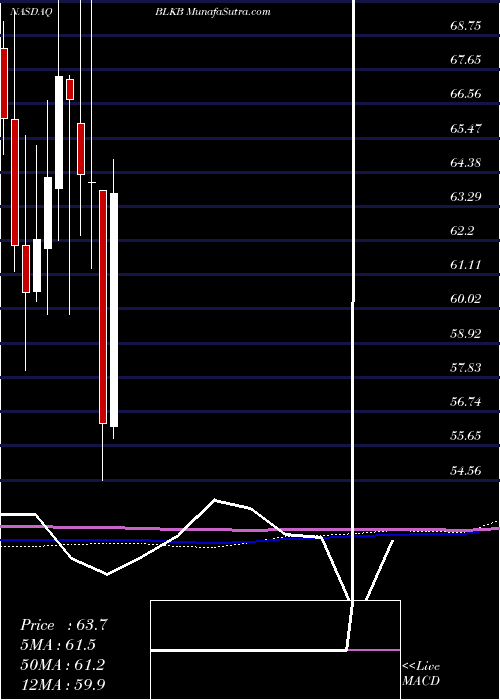  monthly chart BlackbaudInc