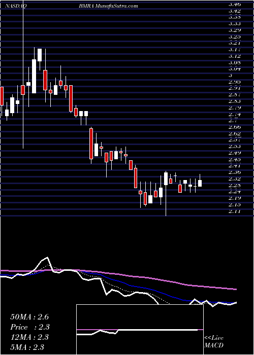  Daily chart BiomericaInc