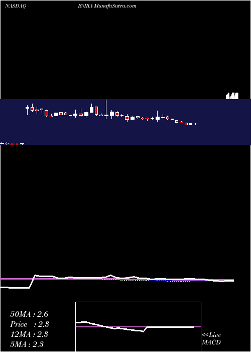  weekly chart BiomericaInc