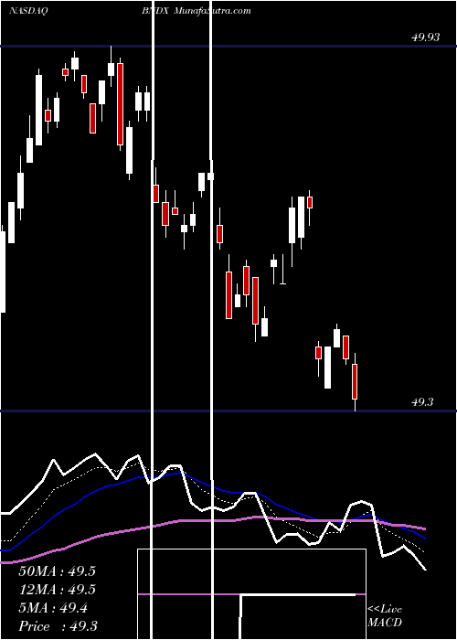  Daily chart Vanguard Total International Bond ETF