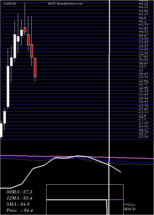  monthly chart BofiHolding