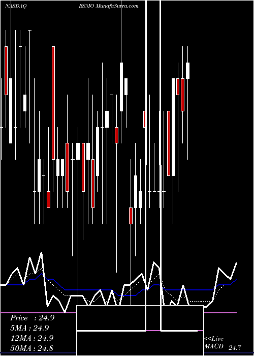  Daily chart Invesco Bs 2024 Municipal Bond ETF