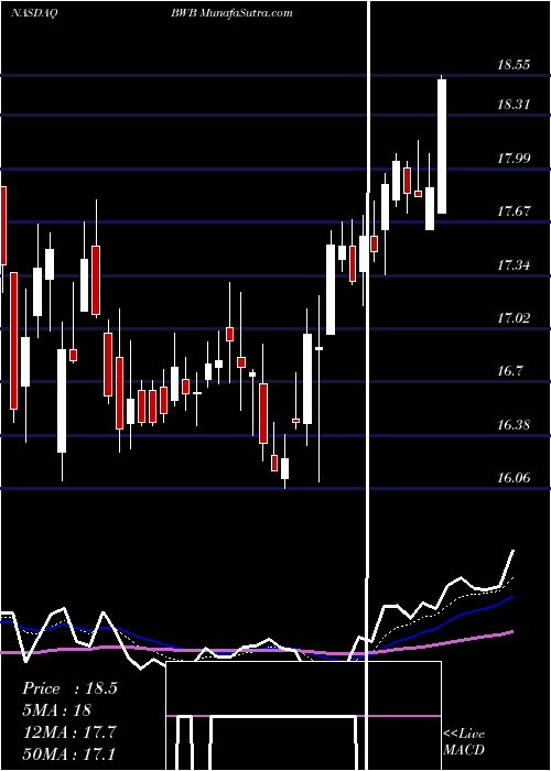  Daily chart BridgewaterBancshares