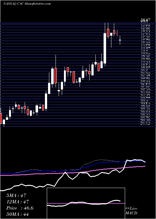  weekly chart CamdenNational