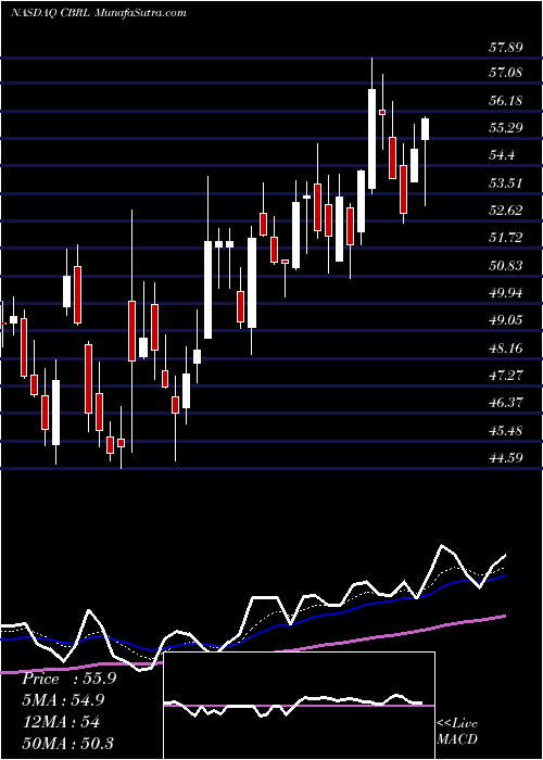  Daily chart CrackerBarrel